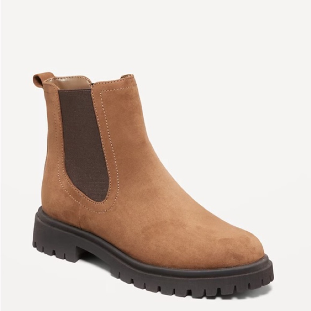 Old Navy Ladies Chunky Heel Chelsea Boot Size 9 New